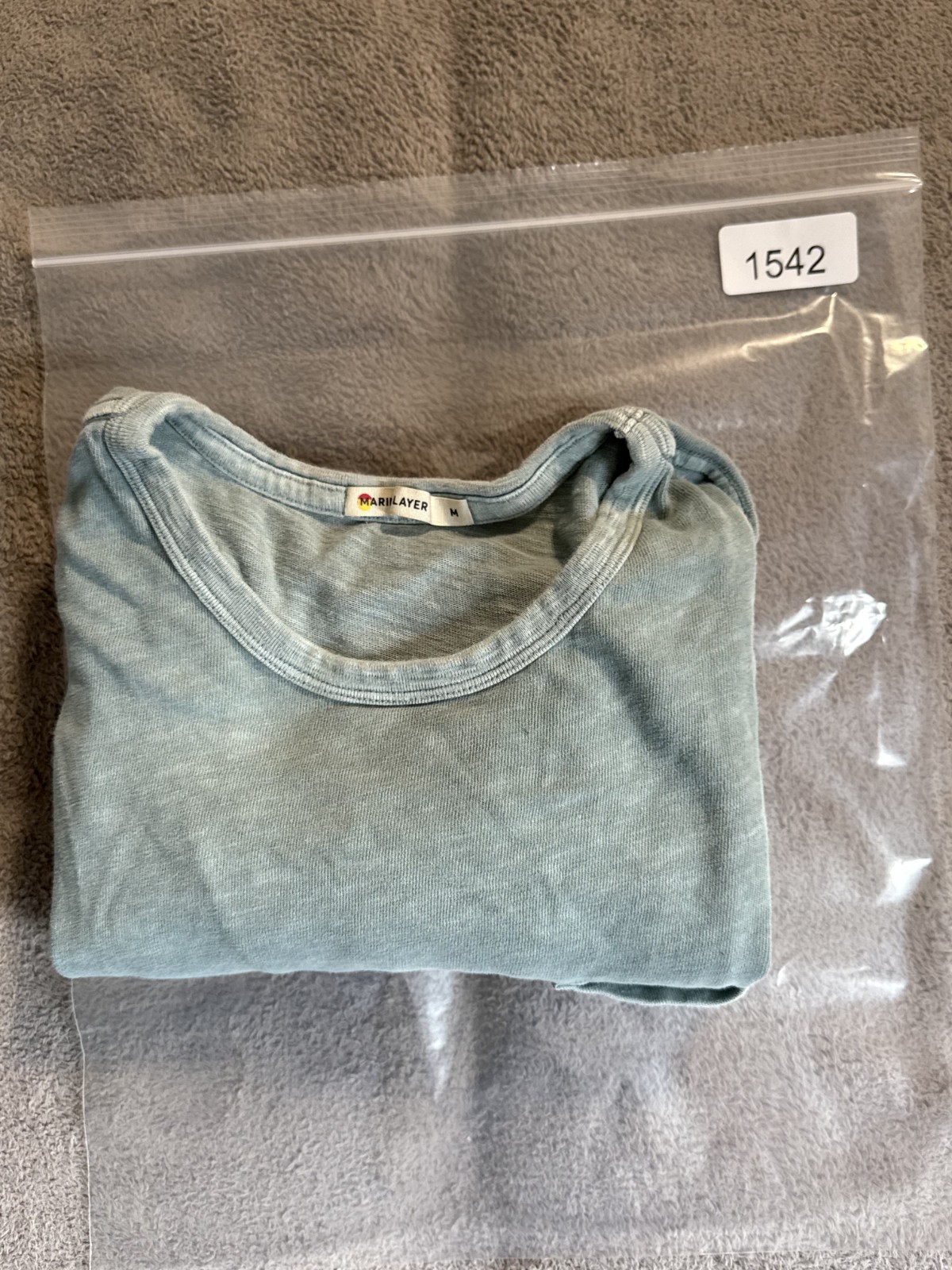 Marine Layer Fall Medium M Basic Pocket Tee Faded… - image 7