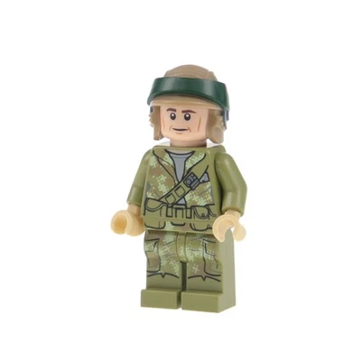 1x Lego Minifigur Star Wars Endor Rebel Trooper 1 oliv grün Helm 75094 sw0645 - Bild 1 von 3