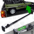 Extending rear load cargo bar Pickup divider/stabiliser tie down strap bed liner