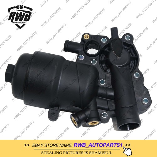 FEBI New Oil Filter Housing W/ Thermostate For Audi A6 A7 3.0 Diesel 059115389P - Picture 2 of 6