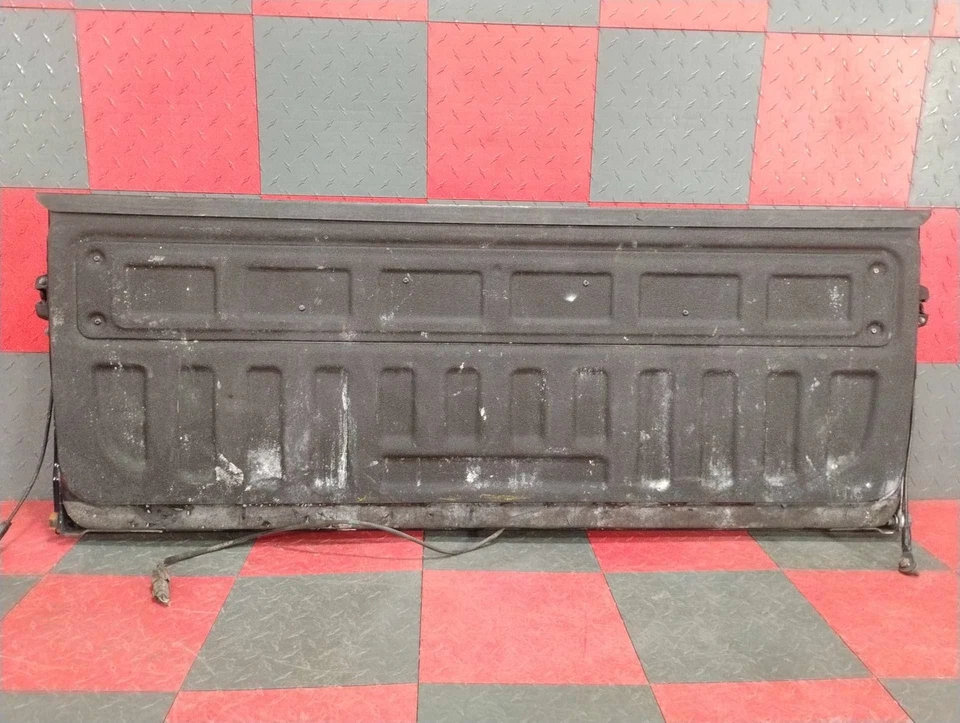 Chevrolet Silverado 2014-2019 puerta trasera puerta trasera camioneta tapa de platón negro-GBA Foto 3 de 4