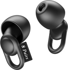 Silicone Ear Plugs for Noise Reduction - Reusable Soft Comfortable Earplugs f...