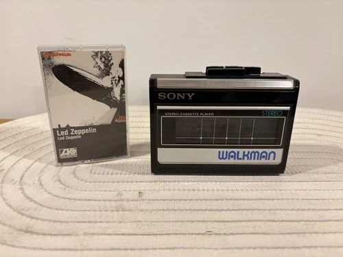 Sony Walkman WM-41 Cassette Player  *New Belts* *Cleaned* *Works* + Free Tape