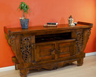 Sideboard Teak Massivholz Buffet Anrichte Kommode Bali Kolonial Stil Schrank neu