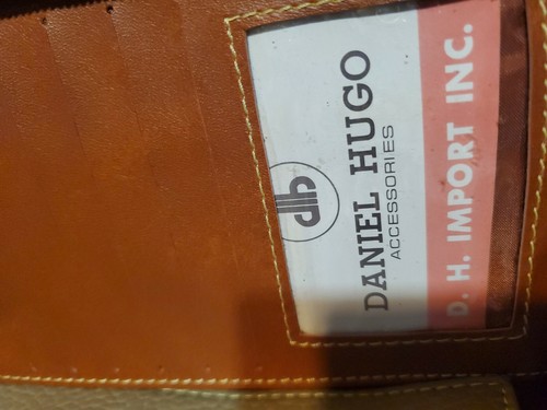 D. H. IMPORTS INC DANIELHUGO ACCESSORIES CROSS BODY HANDBAG TAN/BROWN LONG STRAP - Picture 6 of 6