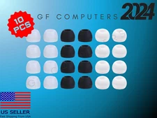 10 Silicone MED Cushion Earbud Ear Tips GOLREX OKYUK ADPROTECH APEKX Headphones