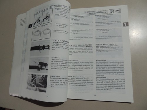 1990 Yamaha YZ 250 WR (A) YZ 125 250 (A) / LC (3SR) Werkstatt Handbuch - Picture 11 of 18