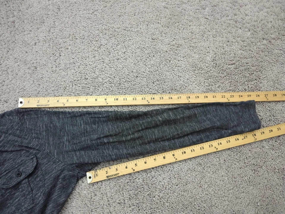 Buffalo David Bitton Hoodie Mens Medium Gray Pullover Sweatshirt Long Sleeve - Image 4 of 4