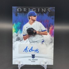 2022 Panini Chronicles Origins Signatures AJ Alexy #OS-AL Rookie Auto RC