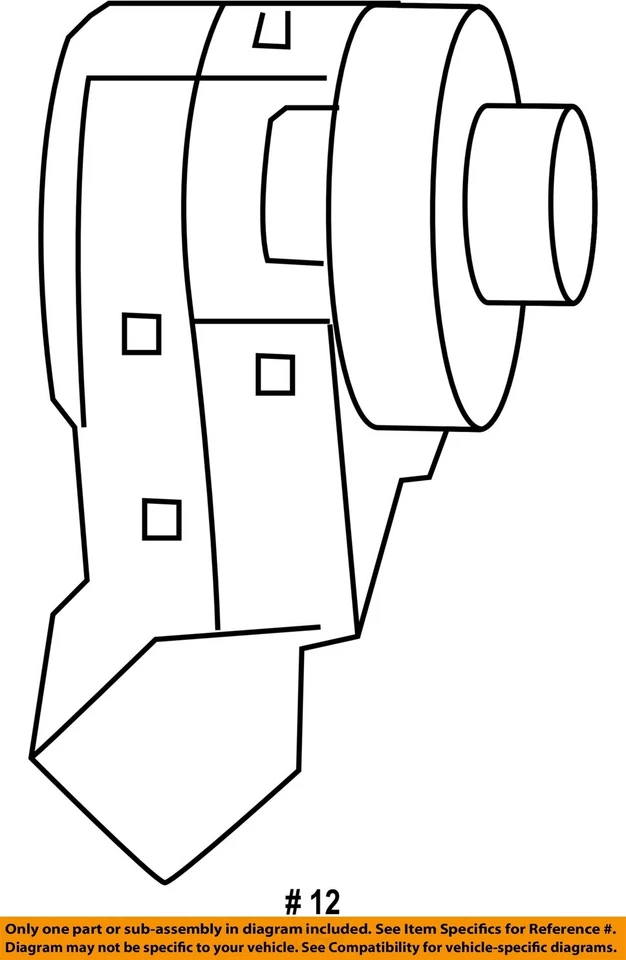 Used Ignition Switch fits: 2014 Chevrolet Cruze  Grade A - Image 4 of 4