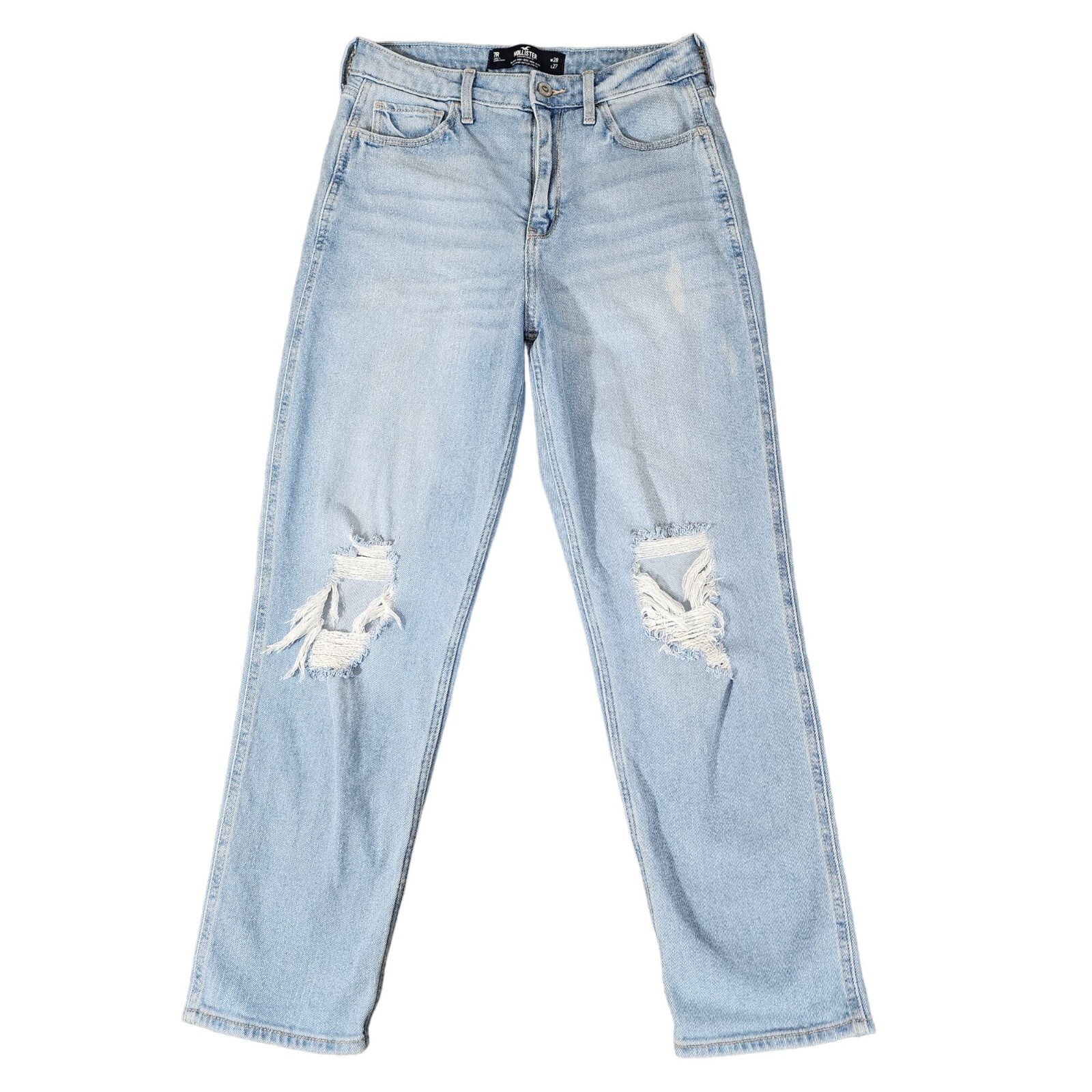 Hollister Jeans 28 x 27 Ultra High-Rise Mom Jeans Distressed Vintage Stretch-image