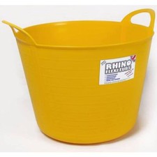 Image of 40L Heavy Duty Flexi Tub, Yellow