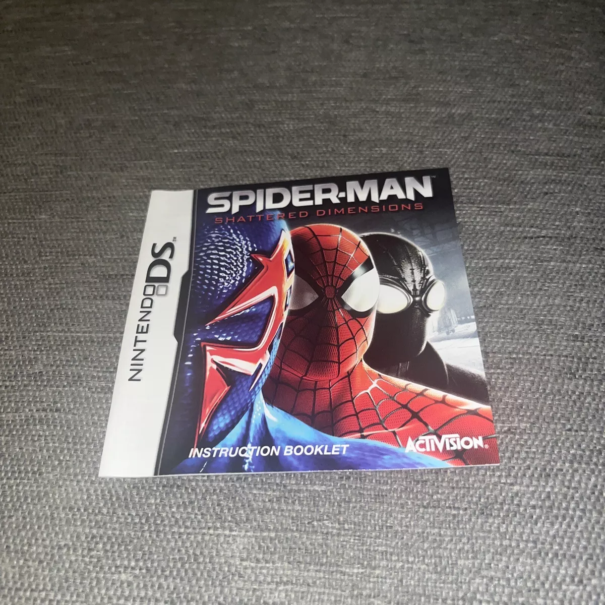 Spider Man Shattered Dimensions - Xbox 360 - Manual Only **NO GAME