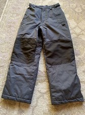 Youth Snow Pants Ski Pants Size 10/12 PROTECTION SYSTEM Snow Board Black