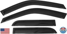 TYG Tape On Window Visors Fits for 2002-2006 Honda CR-V All Models, Side Auto