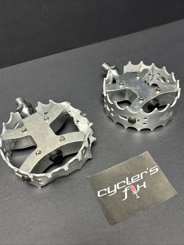 NOS Crushed Primo Mini Pro Sealed Beartrap 1/2" Alloy Pedal Set Bmx Fit: GT Haro - Bild 8 von 24