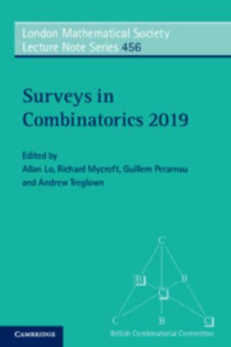 Surveys Combinatorics 2019 456 Paperback Cambridge University Pre… 9781108740722