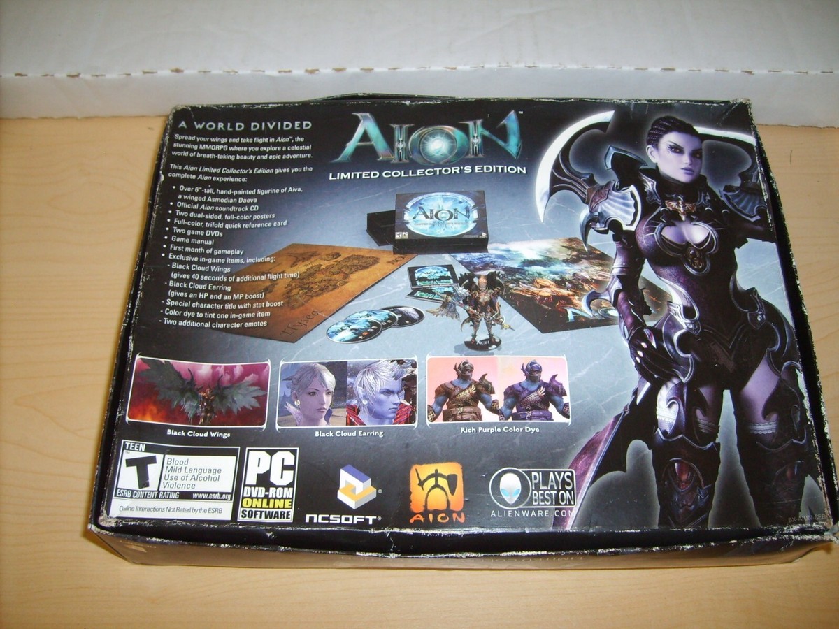 AION Limited Collector's Edition PC DVD-ROM COMPLETE UNUSED? | eBay