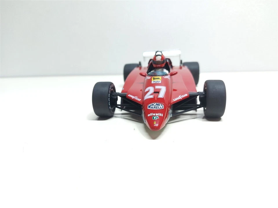 Ferrari 126 C2 F1 GP Imola 1982 #27 G. Villeneuve - 1/18 Artigianale base MCG - Immagine 3 di 4