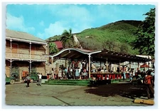 Open Market Charlotte Amalie St Thomas Virgin Islands Postcard