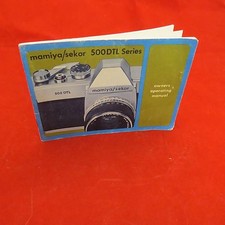 Mamiya / sekar 500DTL Series Owners Operating Manual