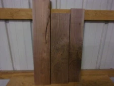 3 PC WALNUT CROTCH LUMBER WOOD KILN DRIED BOARDS LOT 956V 3/4" THICK