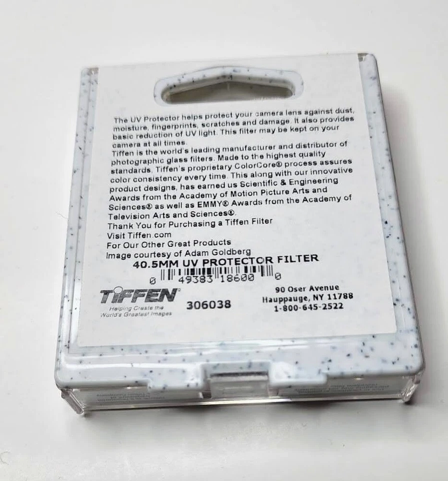 Genuine Tiffen 40.5mm UV Glass Lens Filter 40.5 mm Safety Protector Protection - Image 2 of 2