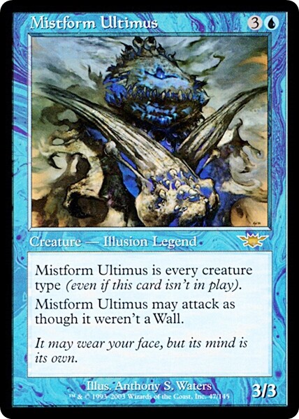 MISTFORM ULTIMUS x1 mtg NM Legions 1 Rare