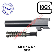 Glock OEM New 43 43X G43 G43X Factory OEM Barrel and Recoil Spring 9x19 Austria
