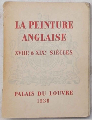 Englische Malerei. 18. & 19. Jahrhundert. Palais du Louvre. 1938