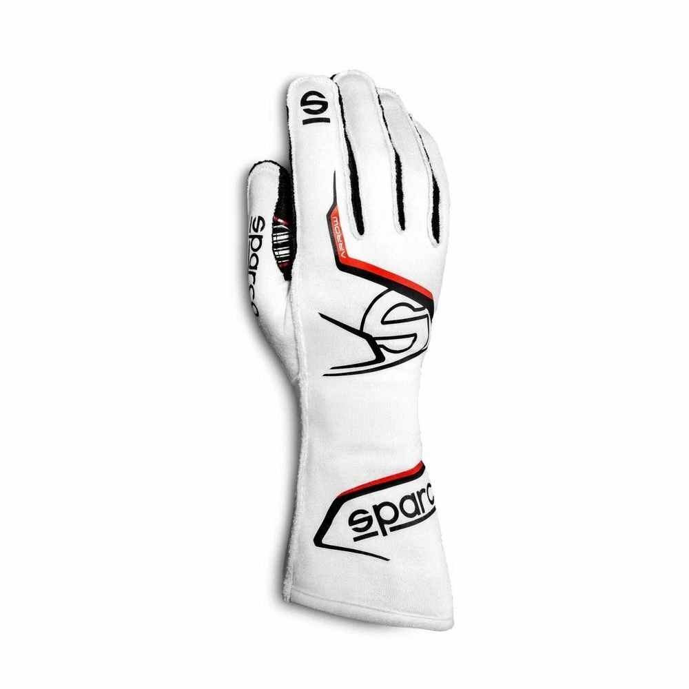 Karting Kart Auto Racing Gloves Sparco ARROW K white - size 10