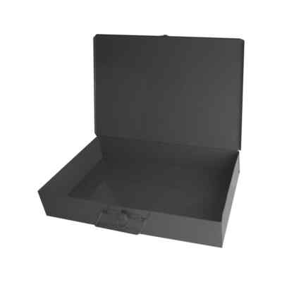 Durham 123-95 Steel Single-Compartment Box: 18'' Wide x 3'' High x 12'' Deep