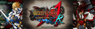 Guilty Gear XX Accent Core Plus R Arcade Marquee 26'' x 8''