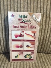 FolkArt One Stroke Brush Stroke Basics VHS Tape Brand New Donna Dewberry Art