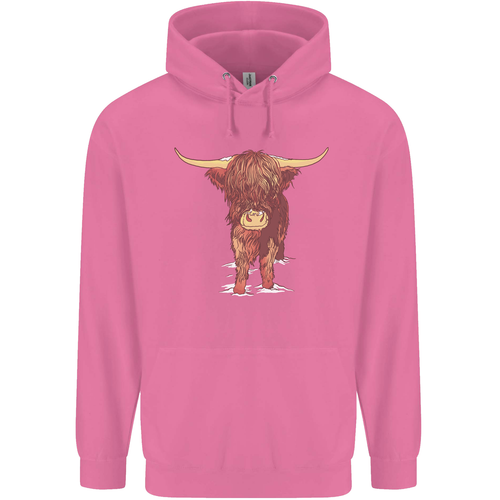 Highland Cattle Cow Scotland Scottish Childrens Kids Hoodie - Picture 35 of 88