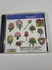 Thread Art Roses (1) Embroidery CD