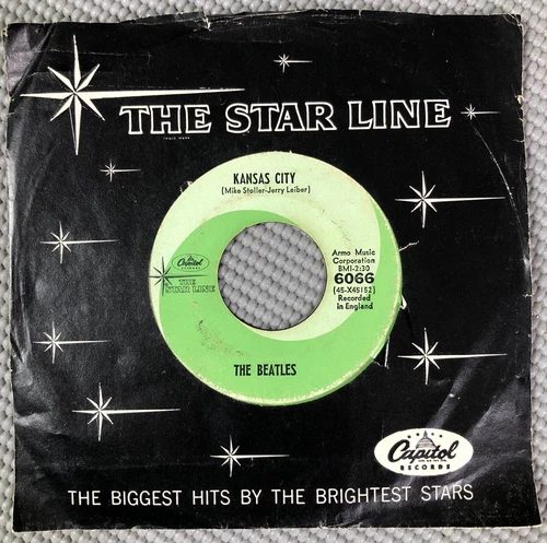 45 RPM Capitol 6066 The Beatles ‎– Kansas City / Boys w/ Sleeve