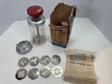 Vintage 1940's Maid of Honor Cooky Press in Box (poor condition) sold by Sears