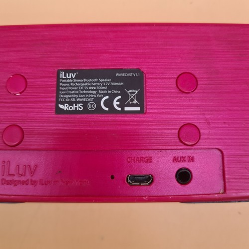 iLuv speaker Wavecast V1.1 Bluetooth - pink - Picture 3 of 4