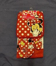 Disney Minnie Mouse Kitchen Set 3pc Dish Towel Pot Holder Oven Mitt Red New