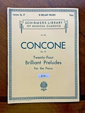 Concone - 24 Brilliant Preludes for the Piano - Opus 37 - Volume 226