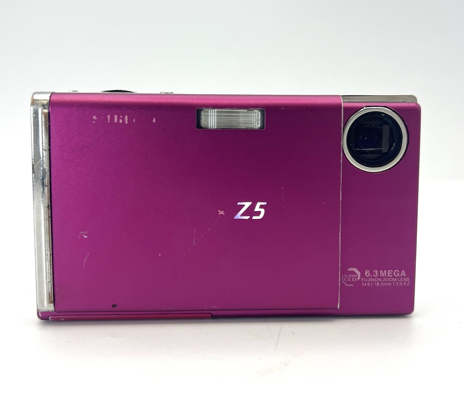 Fujifilm FinePix Z5fd Pink Digital Camera 6.3MP W/ Battery SD