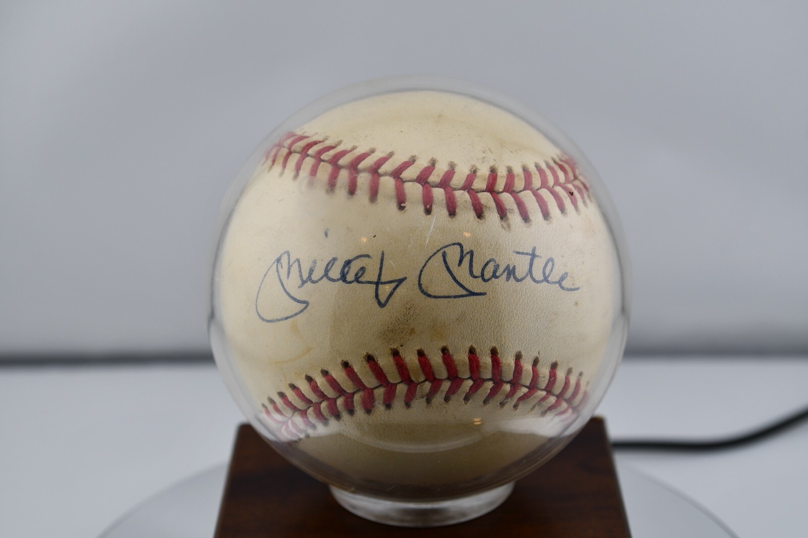 Mickey Mantle Signed Baseball eBay