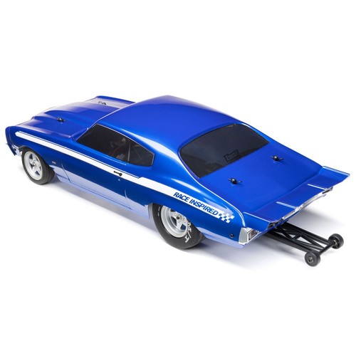 LOSI LOS01023T1 1/16 1970 Chevelle 2WD RC Mini No Prep Drag Car RTR Blue HH - Picture 3 of 10