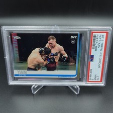 PSA 9 MINT 2019 Topps UFC Chrome Petr Yan Refractor Rookie Card #79