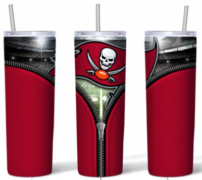 Tampa Bay Buccaneers NFL Zipper Multicolor 30oz Insulated Tumbler Lid ...