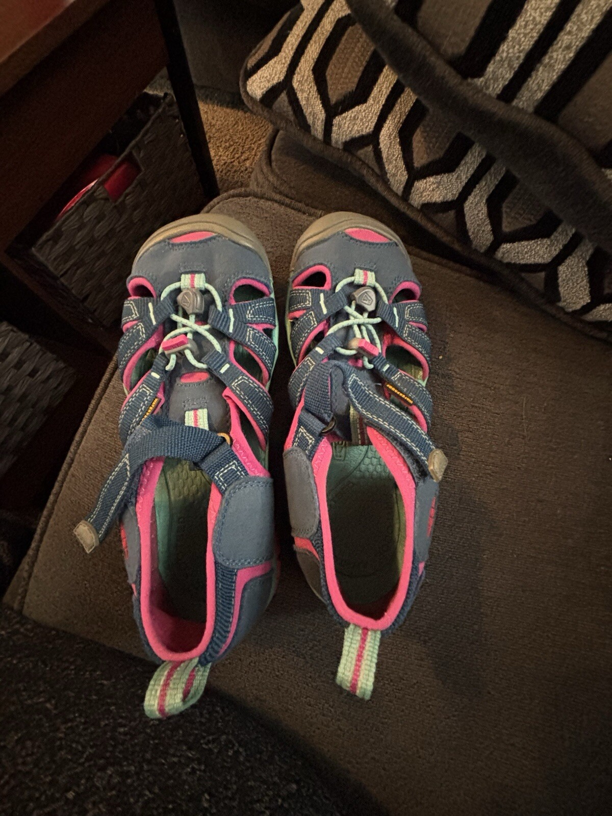 Sandalo Keen donna outdoor escursionismo blu navy e rosa taglia 4 impermeabile us intime ottimeioni