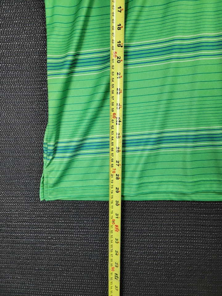 Ben Hogan гольф поло футболка размер большой производительности в полоску тренировки активный - Изображение 3 из 4