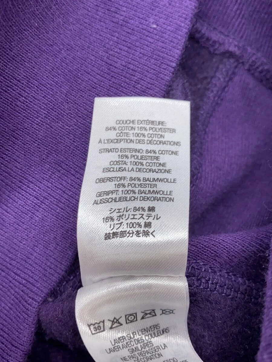 Supreme Felpa con Cappuccio Box Logo Felpa con Cappuccio S Cotone Viola Usata
