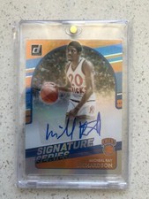 Michael Ray Richardson SIGNED 2020-2021 Panini Signature Series
